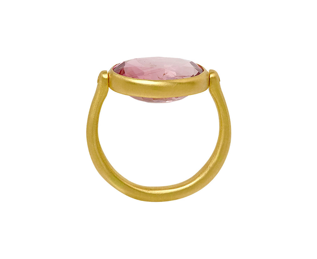 Pink Tourmaline Swivel Ring