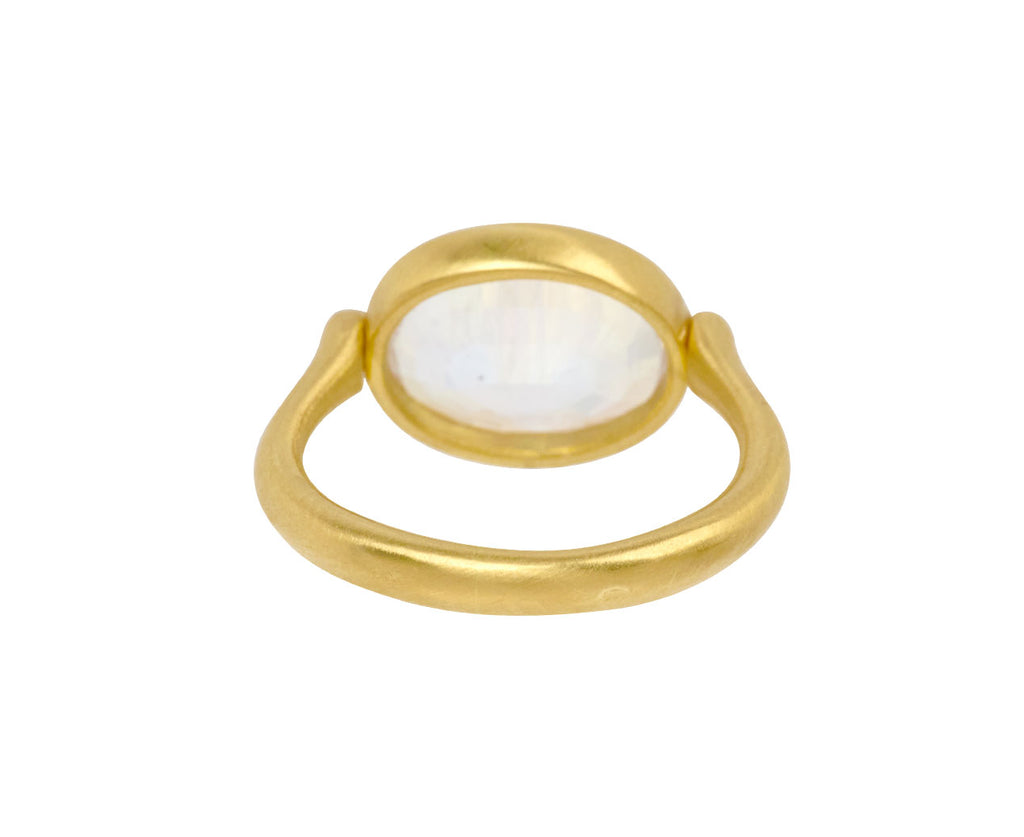 Rainbow Moonstone Swivel Ring