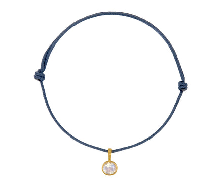 Marie Helene de Taillac Rainbow Moonstone Charm Bracelet