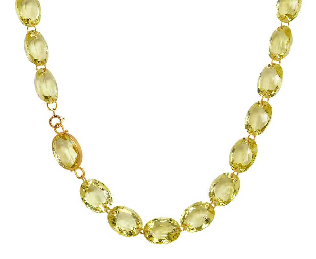 Lemon Quartz Lady Like Necklace