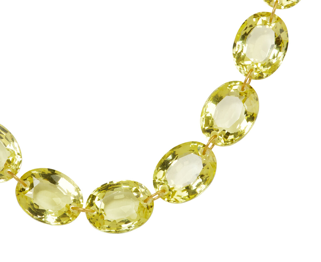Lemon Quartz Lady Like Necklace