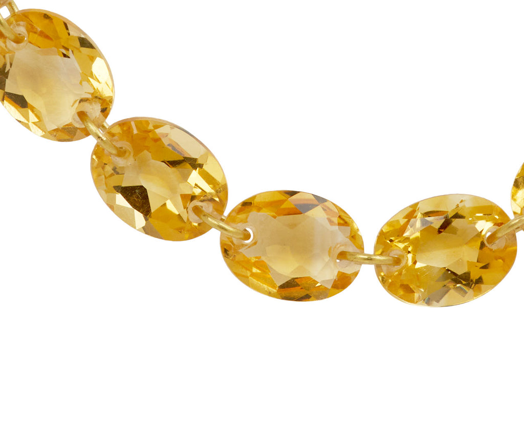 Small Citrine Lady Like Necklace