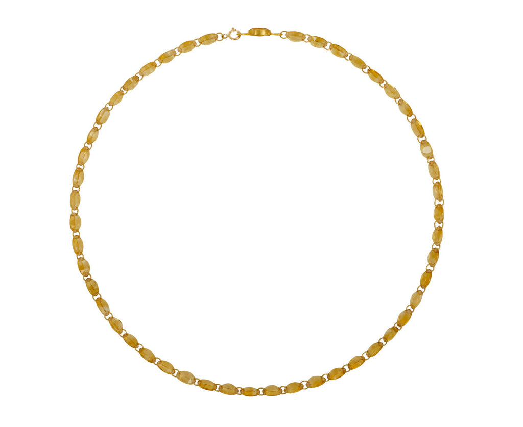 Small Citrine Lady Like Necklace