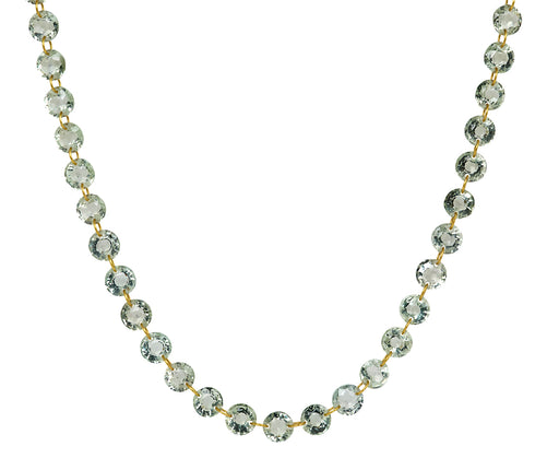 Small Green Quartz Lady Like Necklace