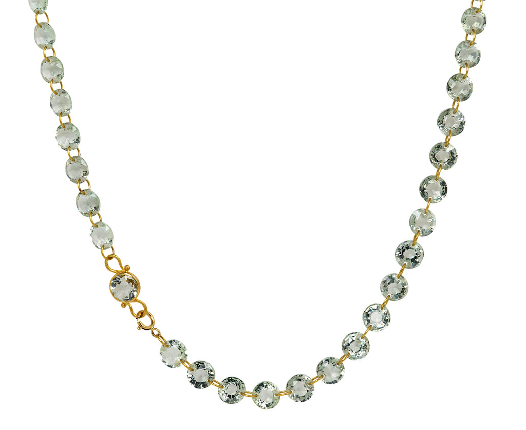 Small Green Quartz Lady Like Necklace
