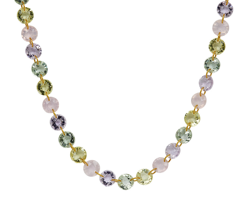 Marie-Helene de Taillac Small Multicolored Pastel Lady Like Necklace