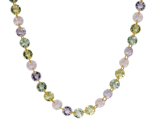 Marie-Helene de Taillac Small Multicolored Pastel Lady Like Necklace