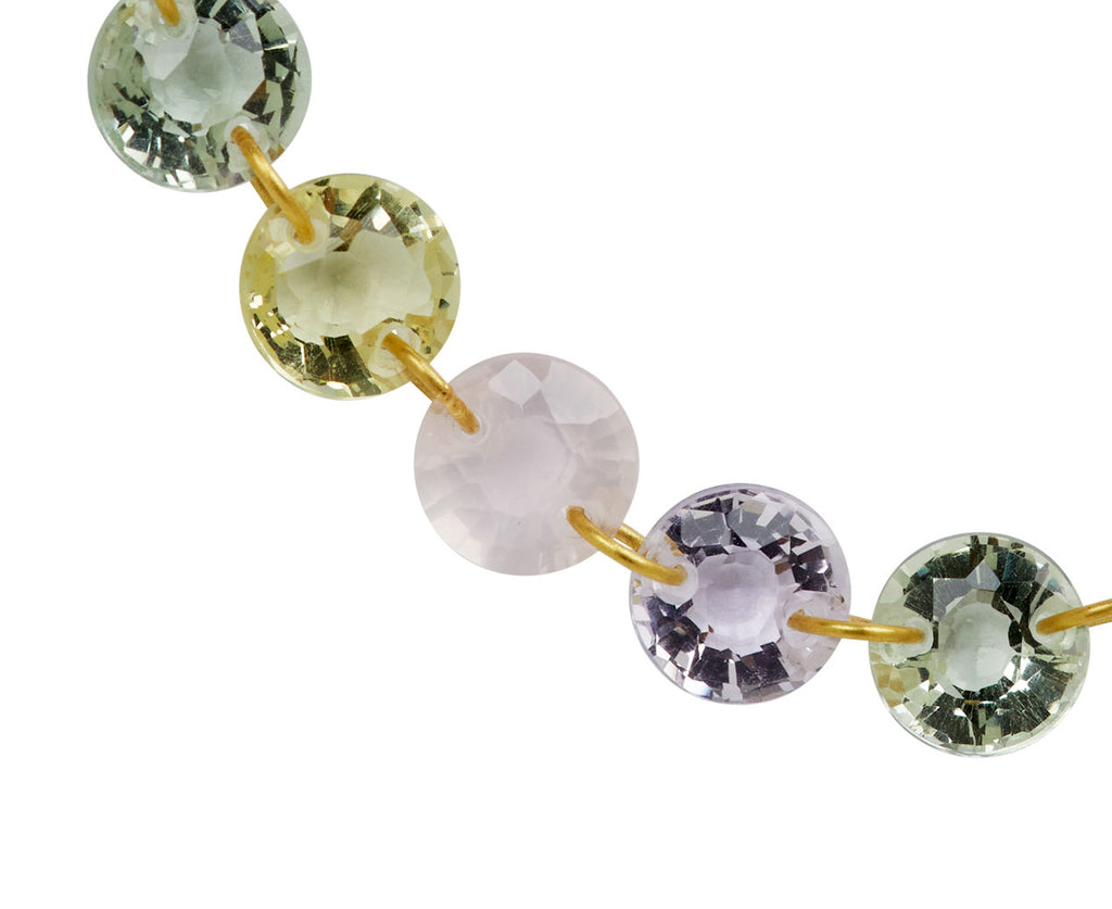 Small Multicolored Pastel Lady Like Necklace