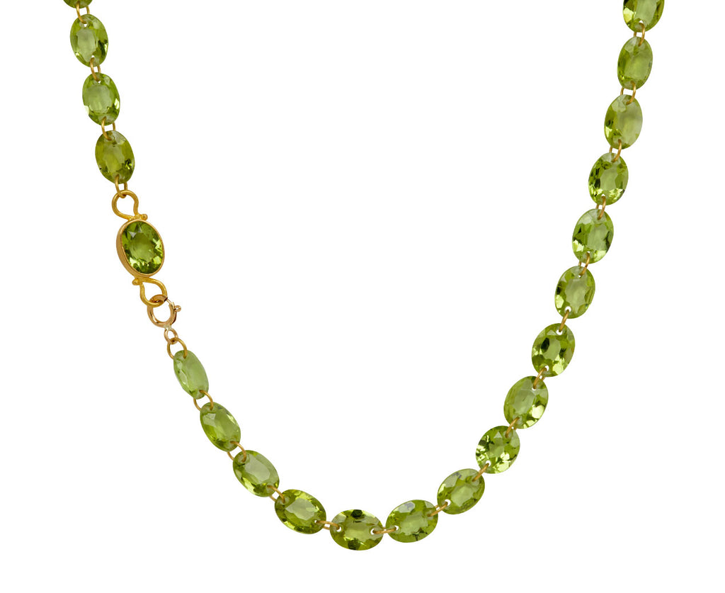 Small Peridot Lady Like Necklace