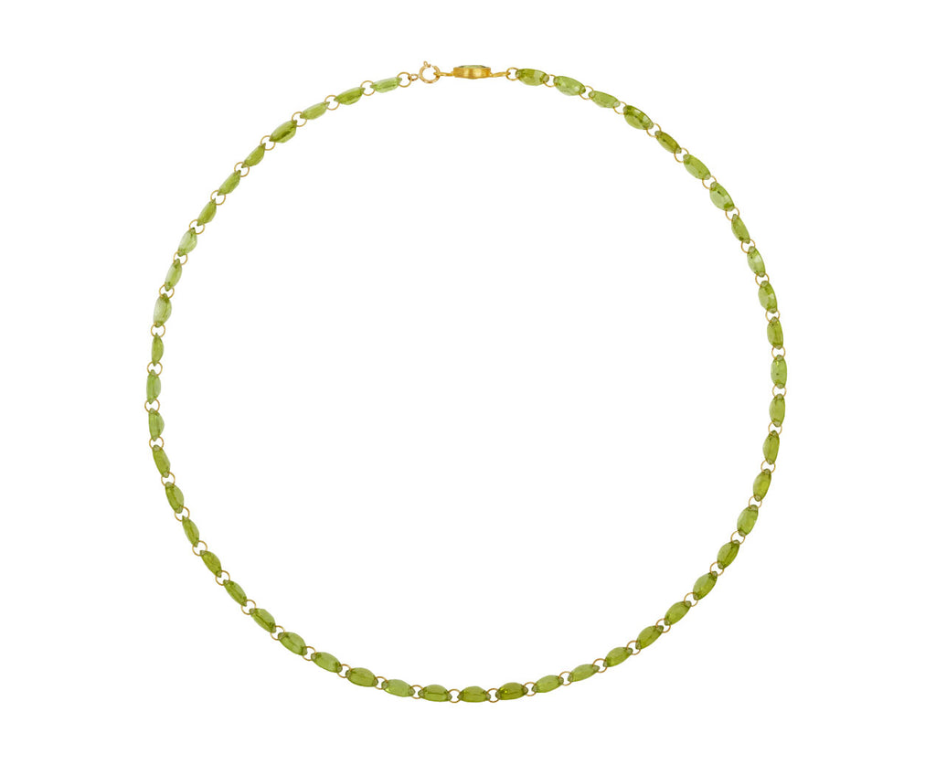 Small Peridot Lady Like Necklace