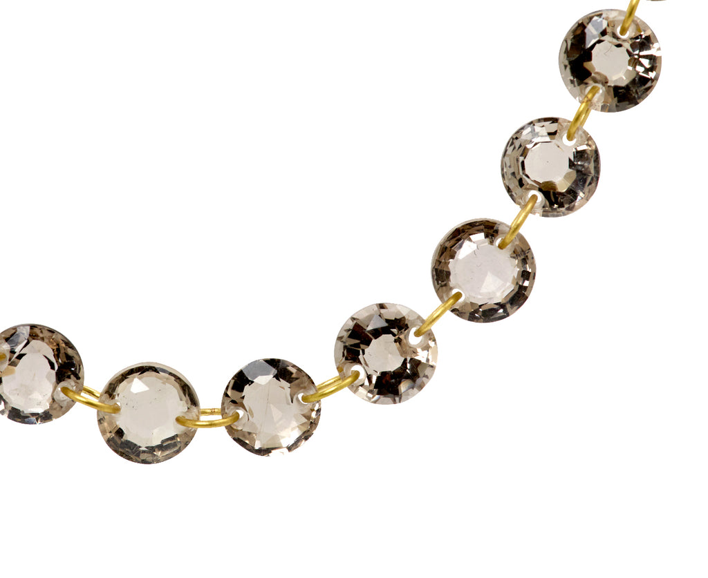 Small Smoky Quartz Lady Like Necklace