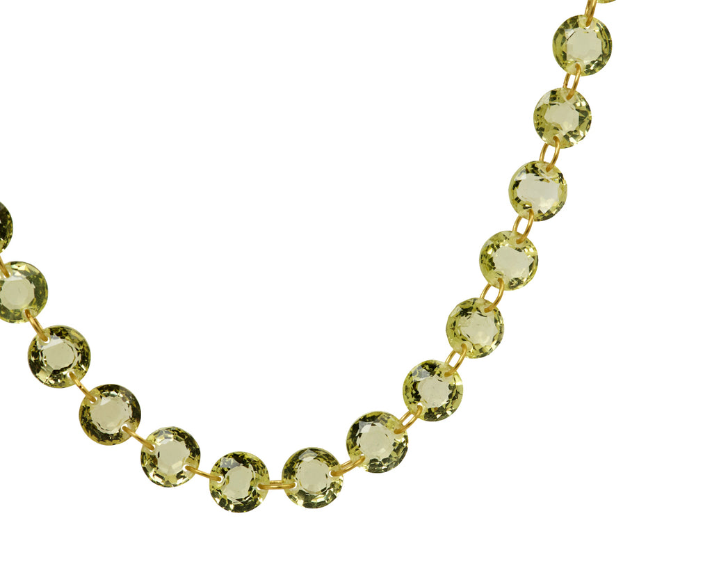 Small Lady Like Lemon Quartz Necklace