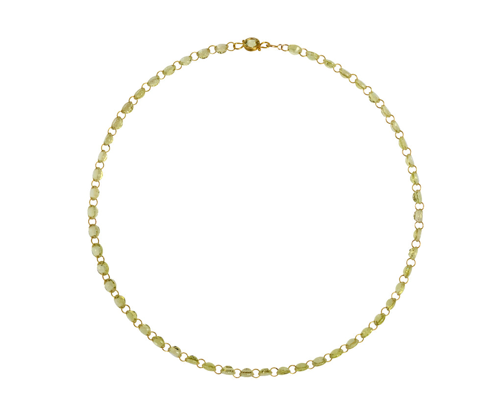 Small Lady Like Lemon Quartz Necklace