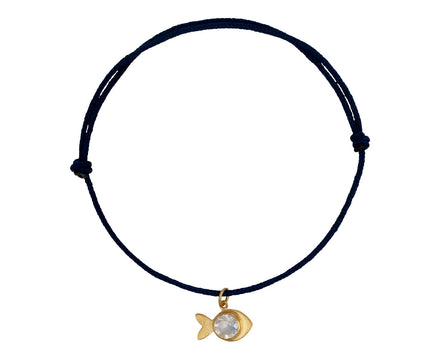 Rainbow Moonstone Dory the Fish Bracelet