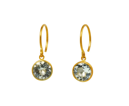 Marie-Hélène de Taillac Aquamarine Bindi Hook Earrings