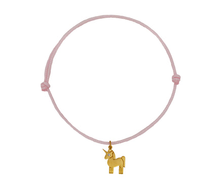 Marie-Hélène de Taillac Misty Pink Unicorn Charm Bracelet