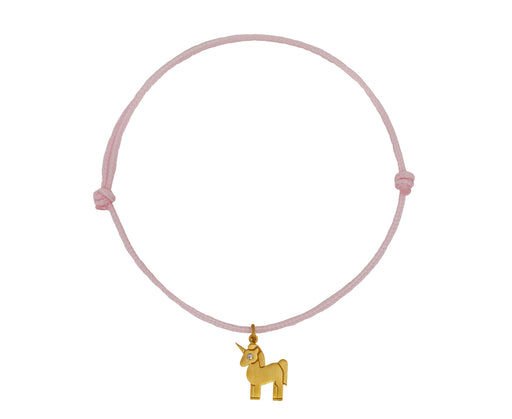 Marie-Hélène de Taillac Misty Pink Unicorn Charm Bracelet