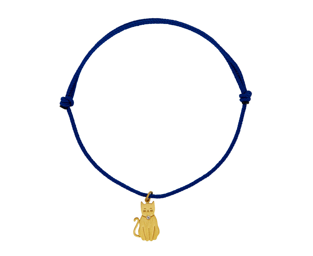 Marie-Hélène de Taillac Diamond Cat Charm Bracelet