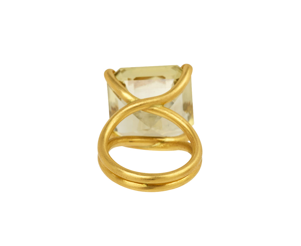 Lemon Quartz Summer Ring