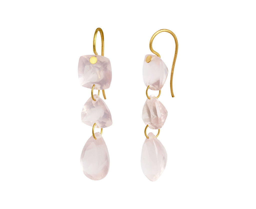 Rose Quartz Jemima Earrings