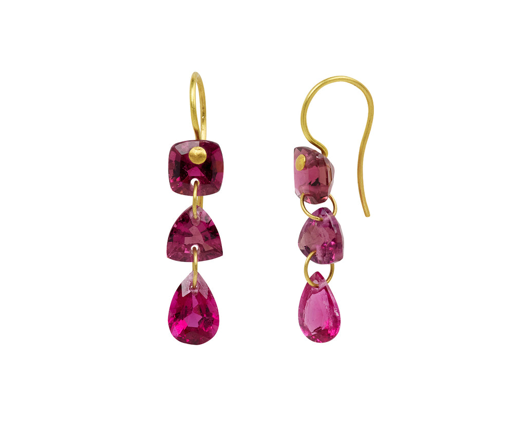 Rubelite Jemima Earrings