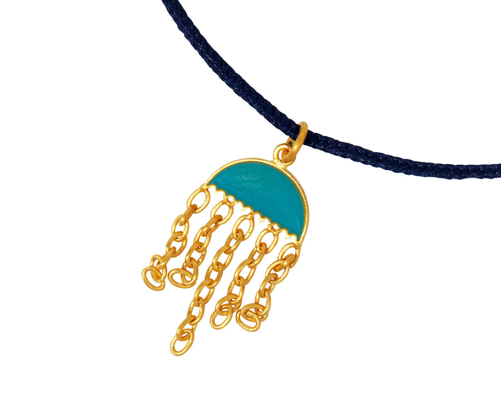 Marie-Hélène de Taillac Jelly Fish Charm Bracelet - Closeup