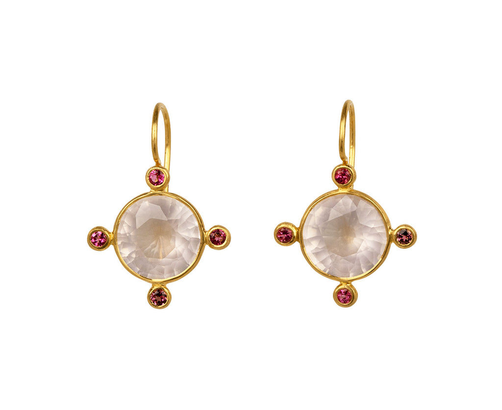 Marie H l ne de Taillac Rose Quartz and Pink Sapphire Small