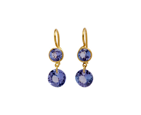 Extra Small Tanzanite Incandescence Earrings