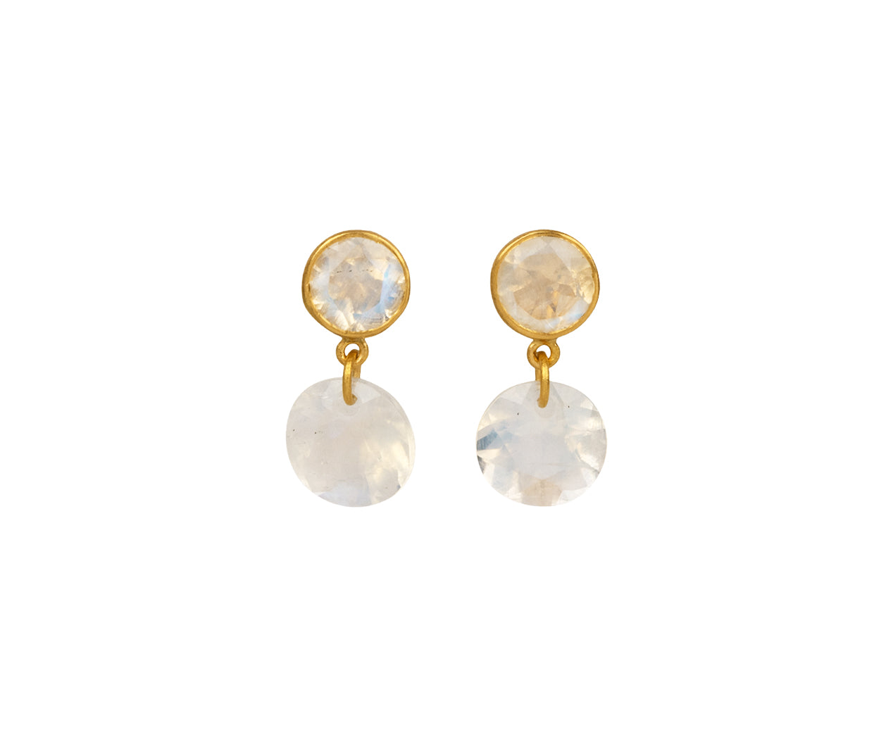 Marie H l ne de Taillac Rainbow Moonstone Incandescence Stud Earrings