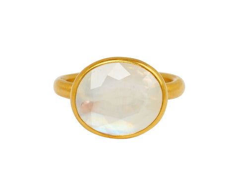 Rainbow Moonstone Princess Ring - TWISTonline 