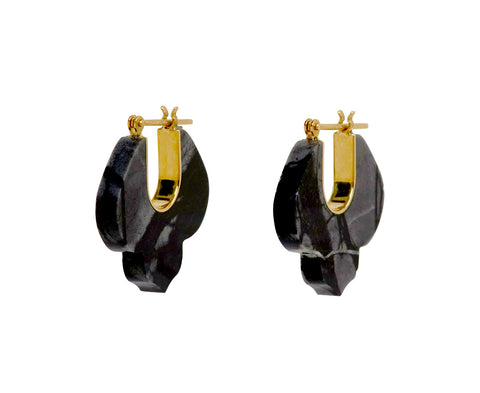 Picasso Stone Lily Earrings