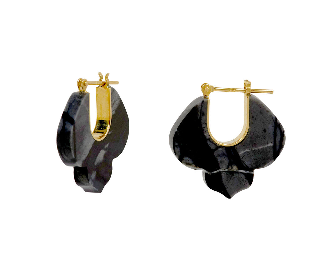 Picasso Stone Lily Earrings