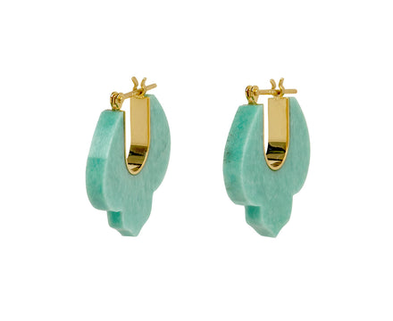 Variscite Crest Earrings
