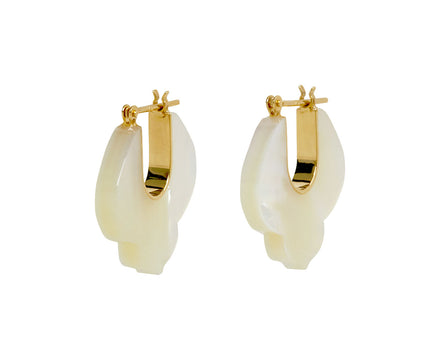 Mother-of-Pearl Crest Earrings