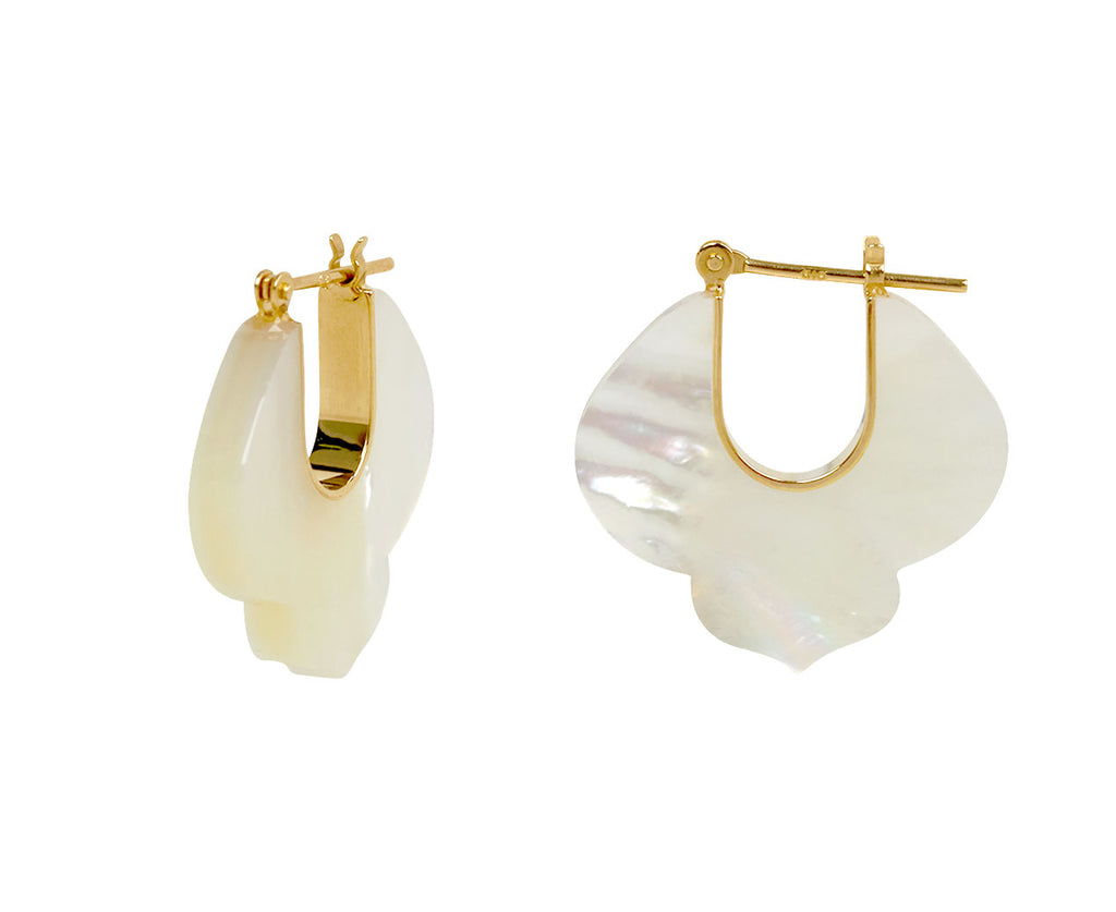 Mother-of-Pearl Crest Earrings