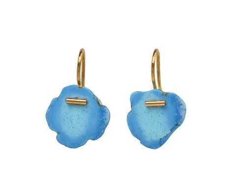 Talkative Kazakhstan Turquoise Drop Earrings