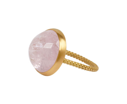 Round Morganite Ring
