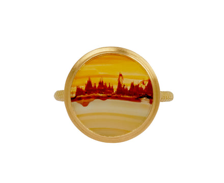 Landscape Agate Ring