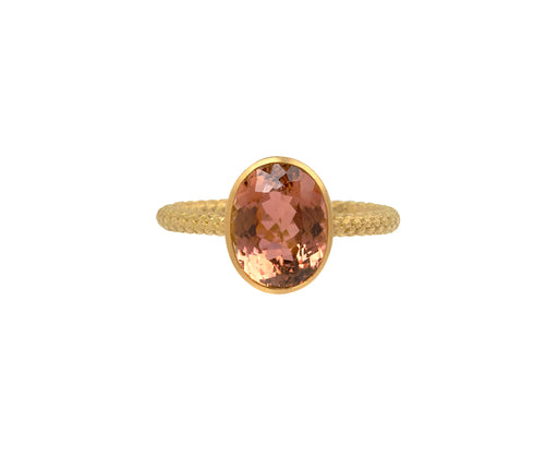 Talkative Apricot Tourmaline Editions Ring