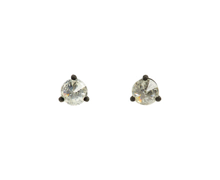 Inverted Diamond Stud Earrings - TWISTonline 