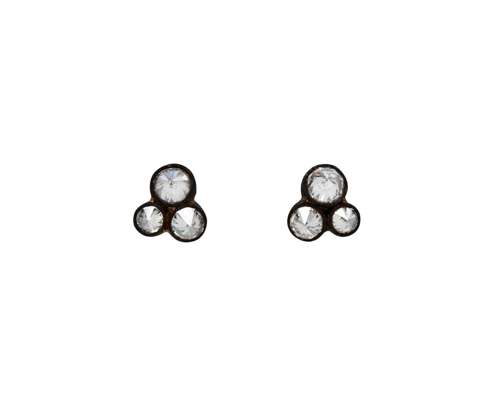 Inverted Diamond Trio Earrings