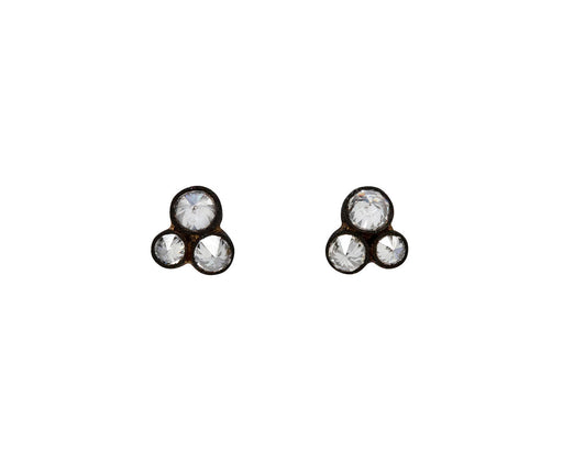 Inverted Diamond Trio Earrings