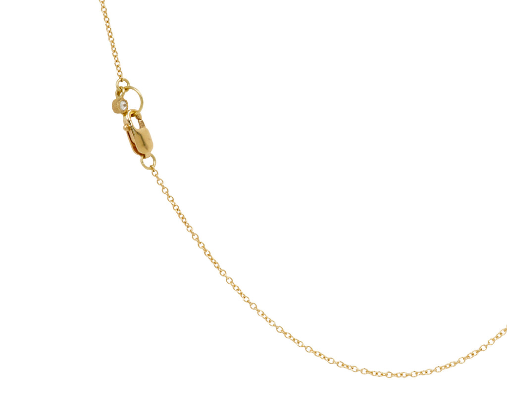 Asymmetrical Diamond Cluster Necklace