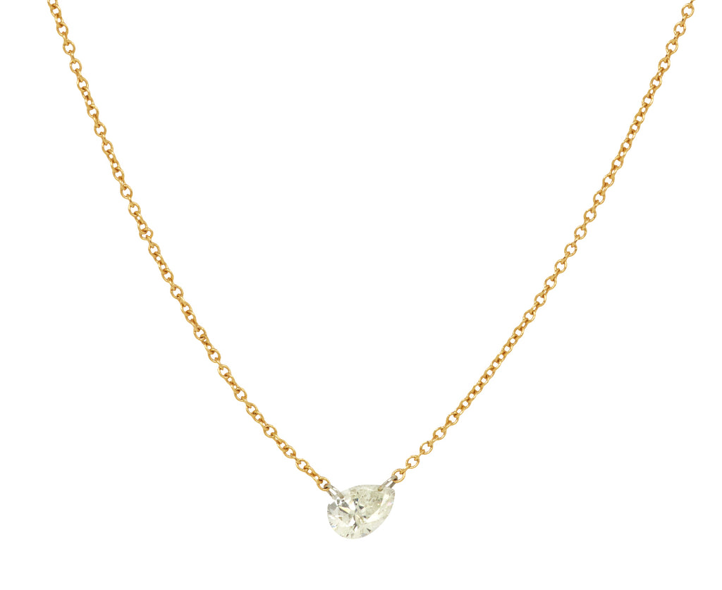 Pear Shaped Diamond Necklace - TWISTonline 