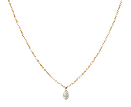 Todd Pownell Free Set Pear Diamond Pendant Necklace