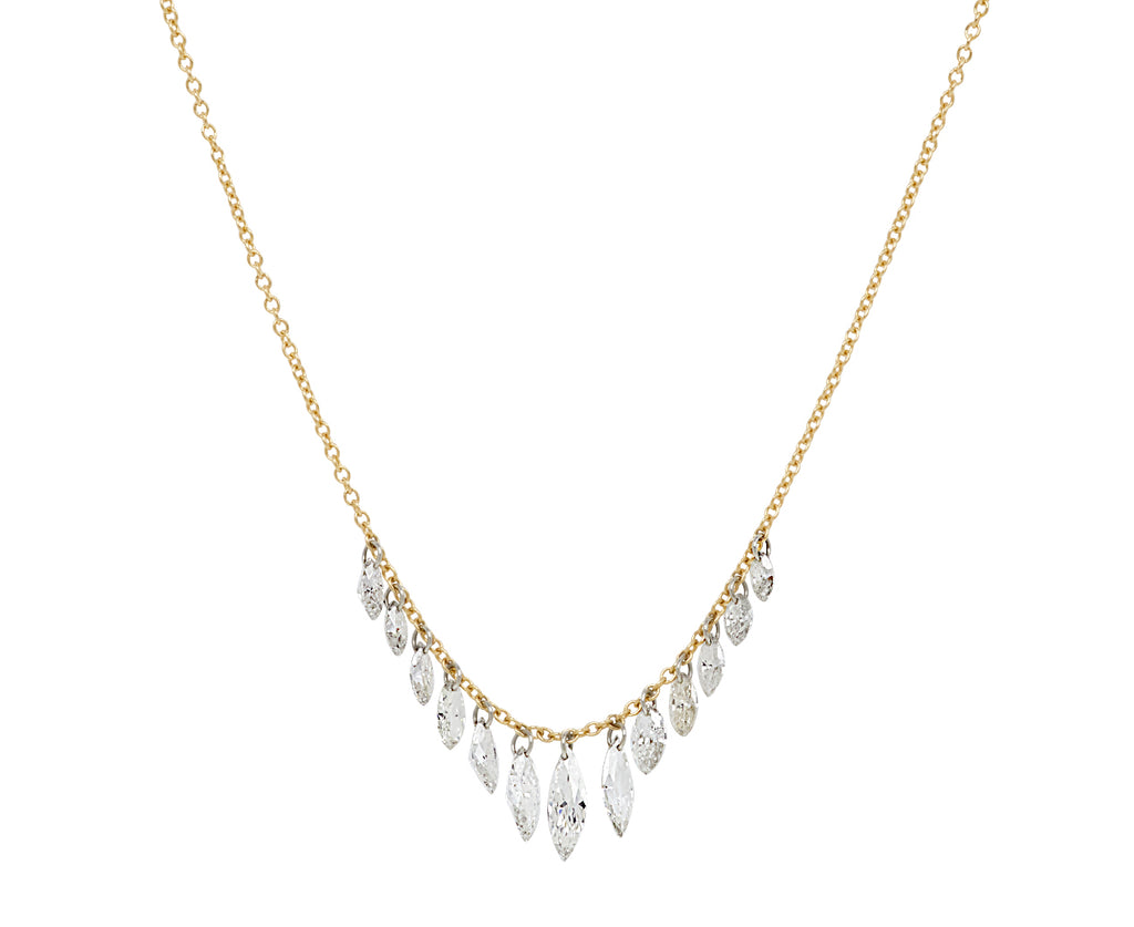 Marquise Diamond Drop Necklace