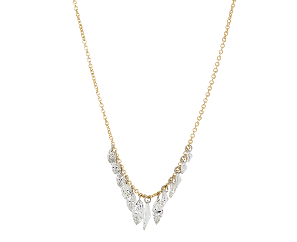 Marquise Diamond Drop Necklace