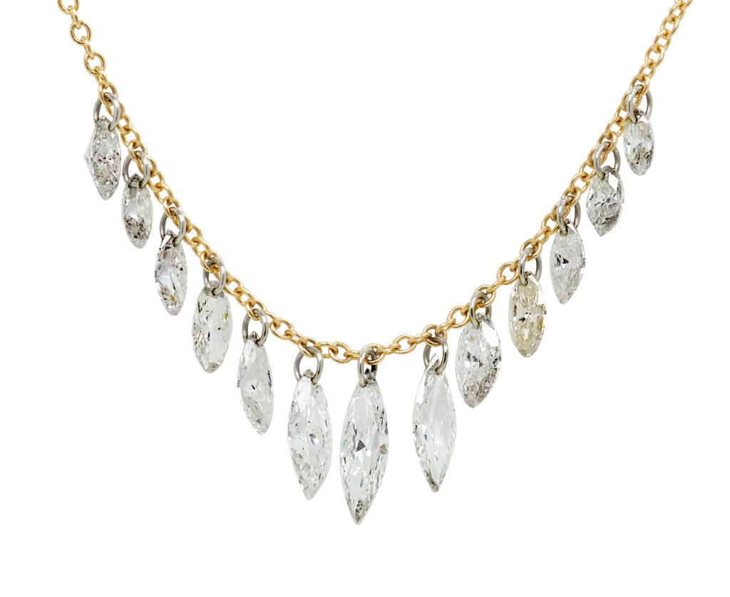 Marquise Diamond Drop Necklace