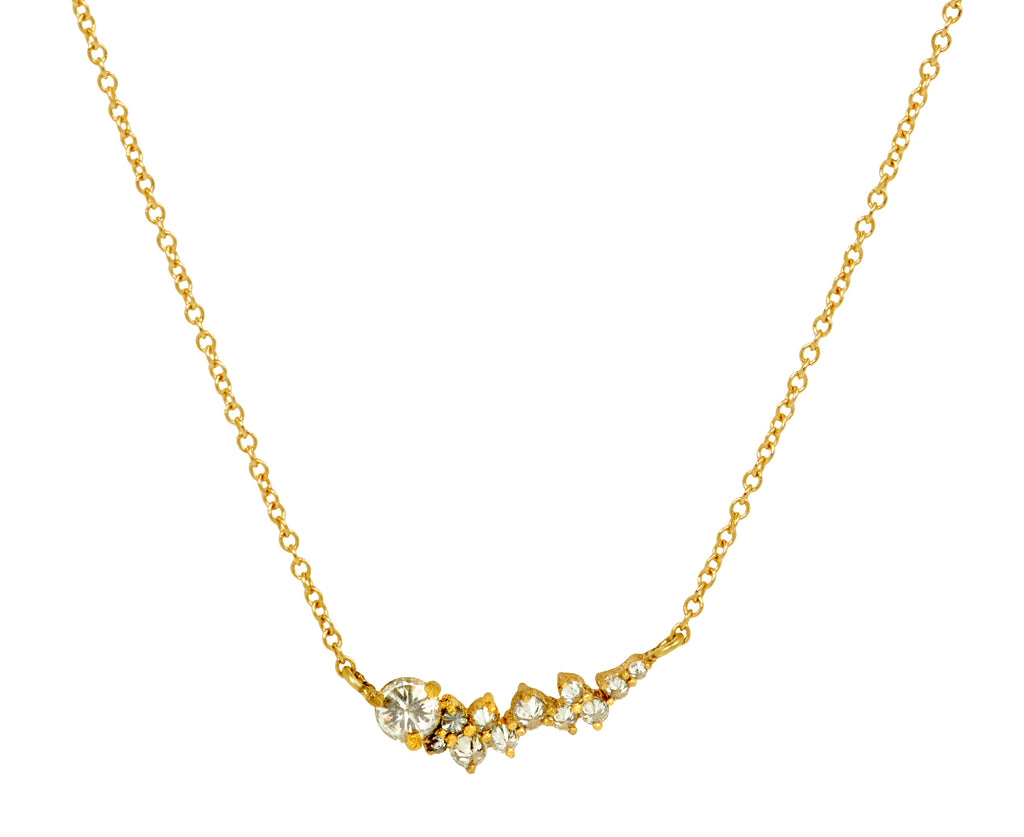Horizontal Diamond Pendant Necklace - TWISTonline 