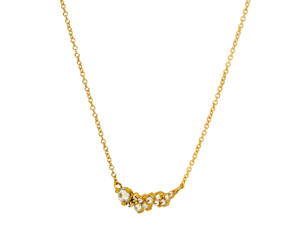 Horizontal Diamond Pendant Necklace - TWISTonline 